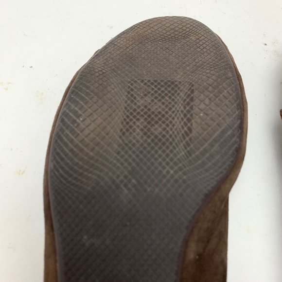 LINEA PAOLO Brown Suede Leather Kitten Heels 9.5 - Picture 12 of 16